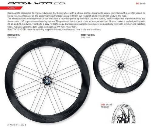 Campagnolo bora wto - wto, db