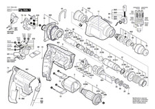 Bosch GBH 2-20 D Bohrhammer original Bosch Ersatzteile Liste