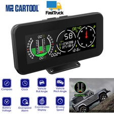 KFZ Auto GPS Digital Neigungsmesser Kompass Offroad Tachometer Neigungsanzeiger