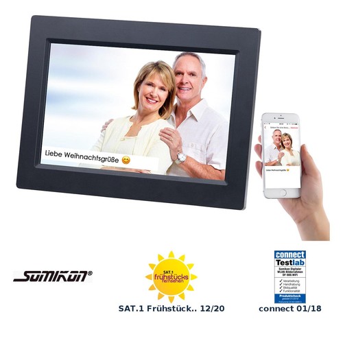 Somikon wlan bilderrahmen mit - somikon, wlan-bilderrahmen