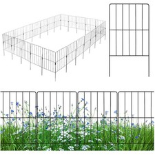 Gartenzaun Metall 25-tlg