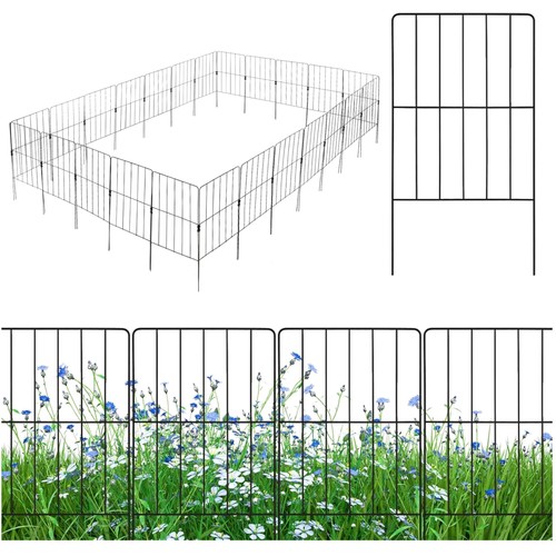 Gartenzaun metall tlg - metall, 25-tlg