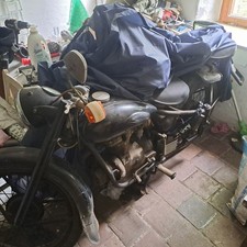 Simson AWO 425 Touren. Bj.1957 Schwarz , Patina Günstig Abzugeben( Auspuff Def.)