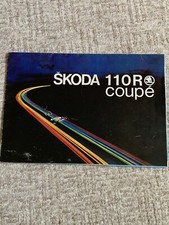 SKODA 110 R Coupé - original Prospekt - MOTOKOV - CSSR ca. 1970