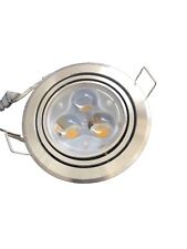 Paulmann Ersatz 3W LED Einbaustrahler Möbel-Einbau Alu gedreht Ohne Trafo Ø83mm