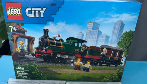 Lego city 60511 dampflok - city, mit
