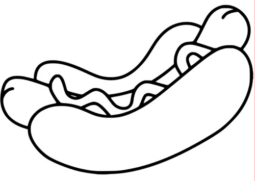 Hotdog aufkleber sticker auto - aufkleber,