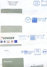 BRD 4x Privatpost Bernburg