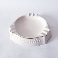 Porzellan Aschenbecher Dujardin Weinbrand Kerafina Porzellan Vintage