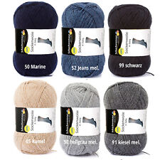 100g Schachenmayr 4-fach Sockenwolle UNI nicht Regia