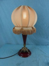 Tischlampe Messing Antik Alabaster Lampe  Vintage Jugendstil Verziert Manu  26b3