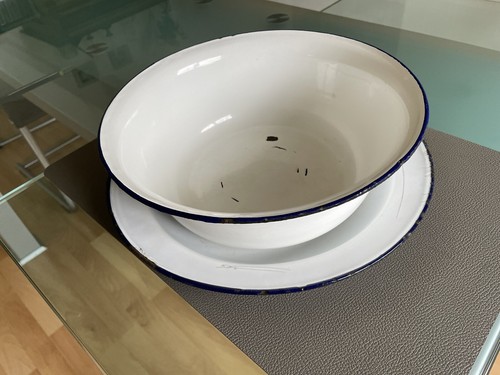 Schüssel emaille mit - schüssel,