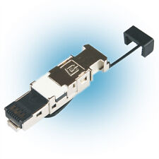 METZ CONNECT E-DAT Industrie IP20, feldkonfektionierbarer RJ45-Stecker, schwarz