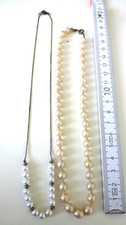 Modeschmuck: 2 kurze Perlenketten