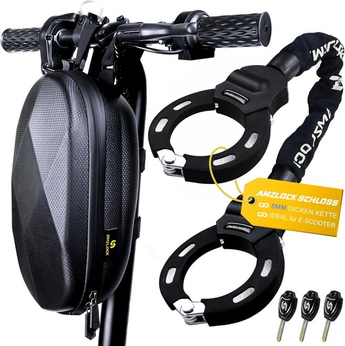 Scooter schloss mit tasche - e,