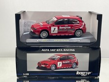 RICKO 32156 ALFA ROMEO 147 GTA RACING #1 EU ALFA CHALLENGE-RED 1:18- GOOD IN BOX