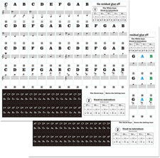 Bunte abnehmbare Klavier Noten