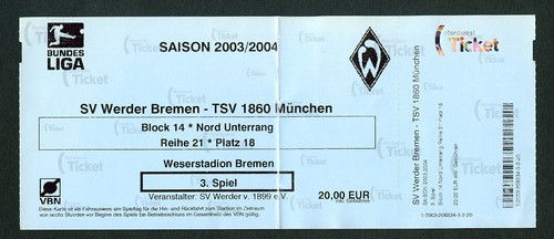 2003 werder bremen - bremen,