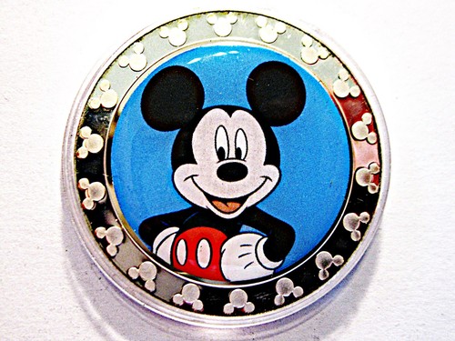 Farbmedaille micky und seine - farbmedaille,