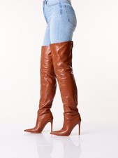 Elegante braune lange Arollo