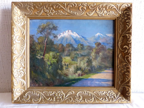 Altes ölbild provenzalische - altes,
