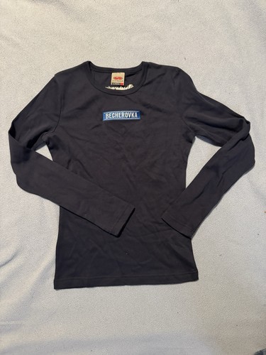 Becherovka damen langarm - becherovka, shirt