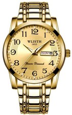 Uhr Herren Edelstahl Wasserdicht Uhren Classic Business Quarz Armbanduhr