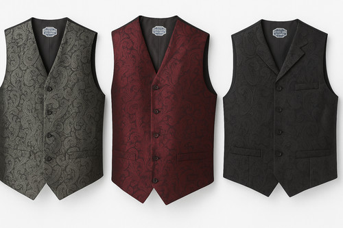 Old style weste paisley - old,