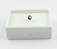 Echter Schwarzer Diamant 0,89 Karat /5,5 mm Rund Schwarz Diamond Unbehandelt D10