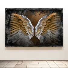 Leinwand Bild Engel Flügel