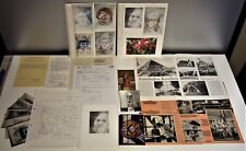 Emil Wachter Sammlung, handschr. Brief, Fotos v Zeichnungen, Autobahnkirchen u.a