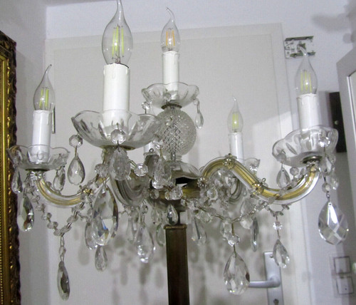 Jugendstil kristall stehlampe - jugendstil,