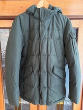 Woolrich Blizzard Parka Dunkel Grün mit Kapuze Gr. S