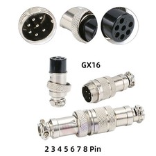 GX16 - 2 3 4 5 6 8 Pin 16mm