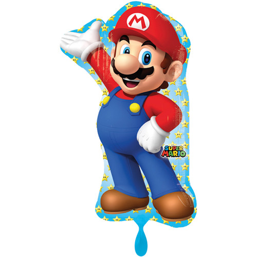 Super mario folienballon - super,