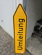 Echtes Straßenschild Schild Umleitung