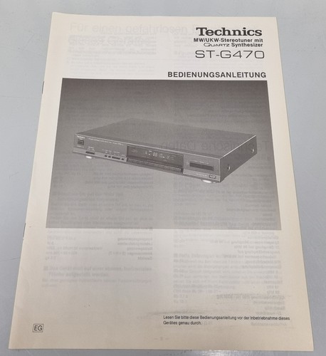 Technics g470 - technics, st-g470