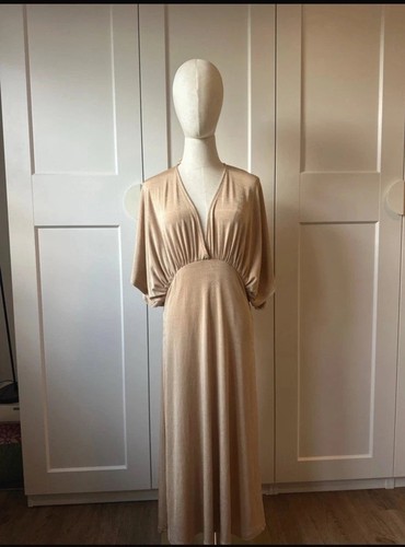 Goldenes kleid elegant diva - kleid,, elegant,