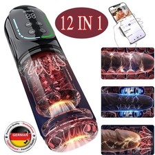 NEU Sex Spielzeug für die Männer Saugen Rotierend Teleskopfunktion Taschenmuschi