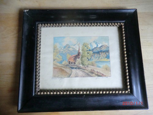 Original aquarell tirol - aquarell,