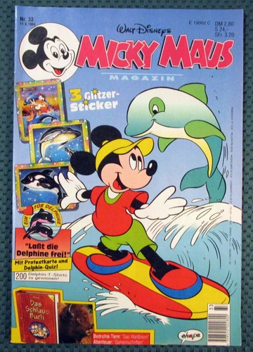 Micky maus 1994 heft 33 - micky, vom