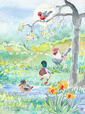 "Frühlingsgefühle" 11x15