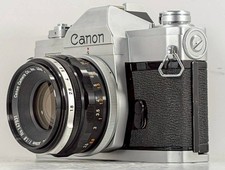 [ EXC + 5] Canon Ftb Ql 35mm SLR Film Kamera + Fl 50mm F/1.8 Mf Objektiv Aus