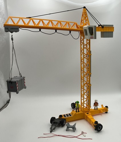Playmobil elektrischer baukran - playmobil,