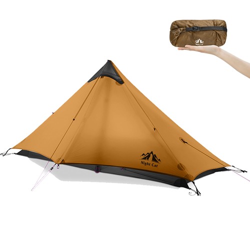 Night cat outdoor zelt - night,