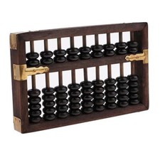 9 Ziffern Stäbe Holz Abakus