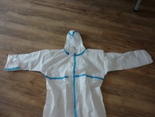 Weißer Mehrweg Overall Coverall Größe XXL Neu Maler- Lackieranzug Schutzanzug