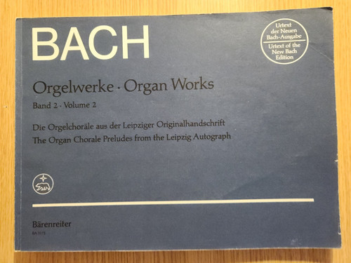 Bach orgelwerke band - -, 2