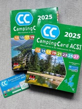 ACSI Camping -Card, mit Stellplatzführer 2025 Teil 1 und 2