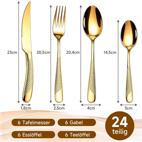 Tlg besteckset edelstahl - besteckset,